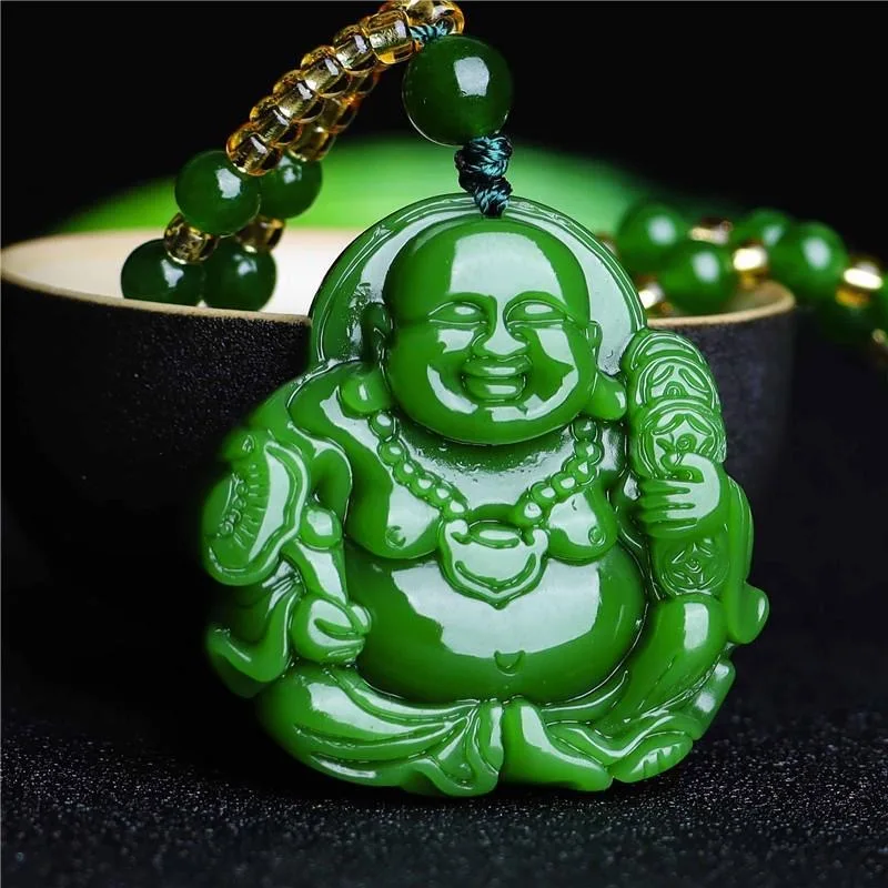 Men'S Fashion Designer - Collier pendentif bouddha Maitreya pour hommes