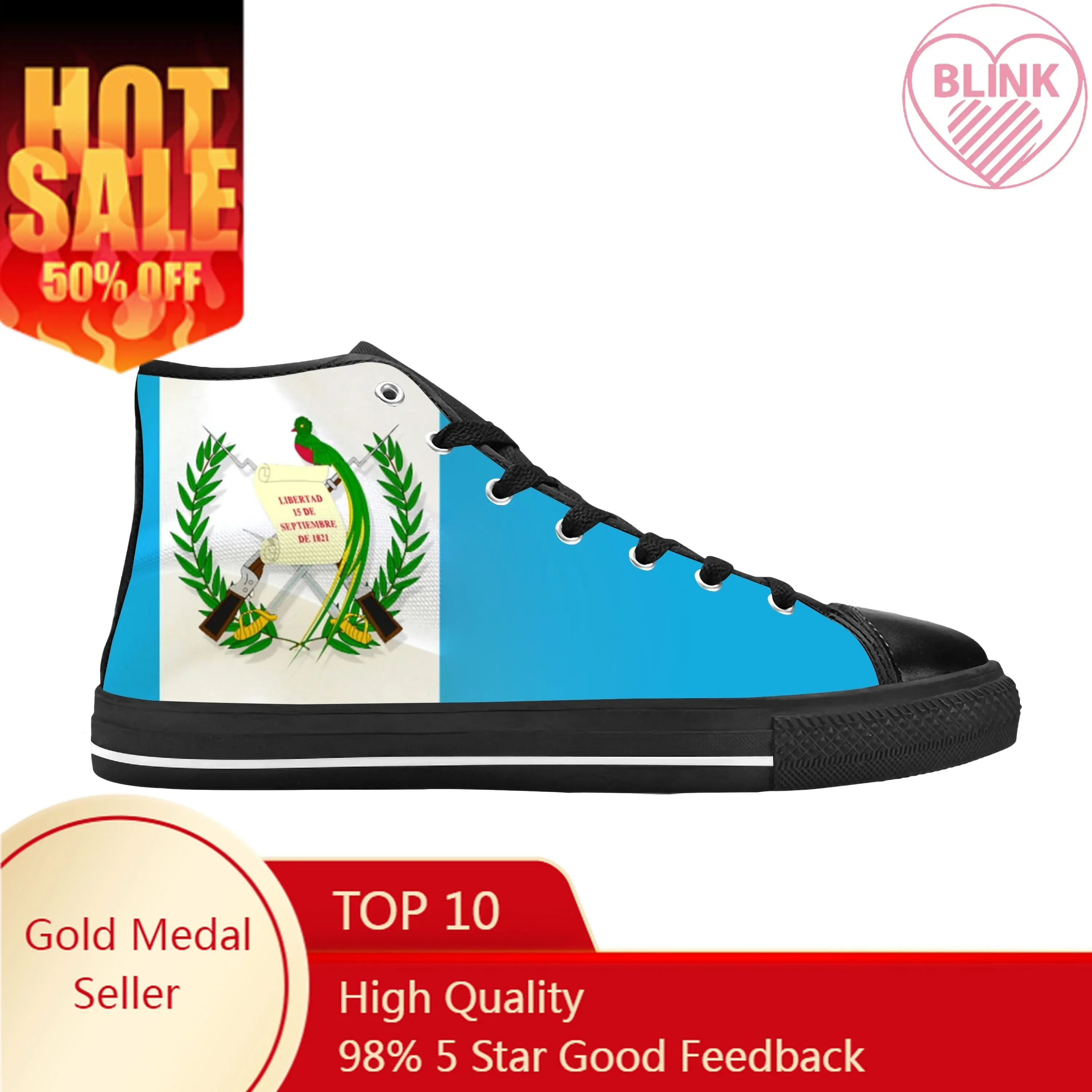 Men'S Fashion Guatemala - Guatemala, drapeau guatémaltèque, fierté patriotique, chaussures