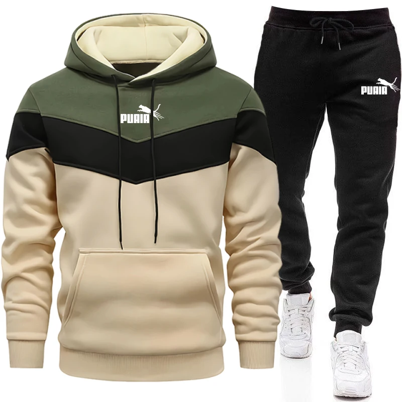 Men'S Fashion Outfits 2026 - Ensemble Homme/Haut à Capuche/Pantalon 2026 Automne