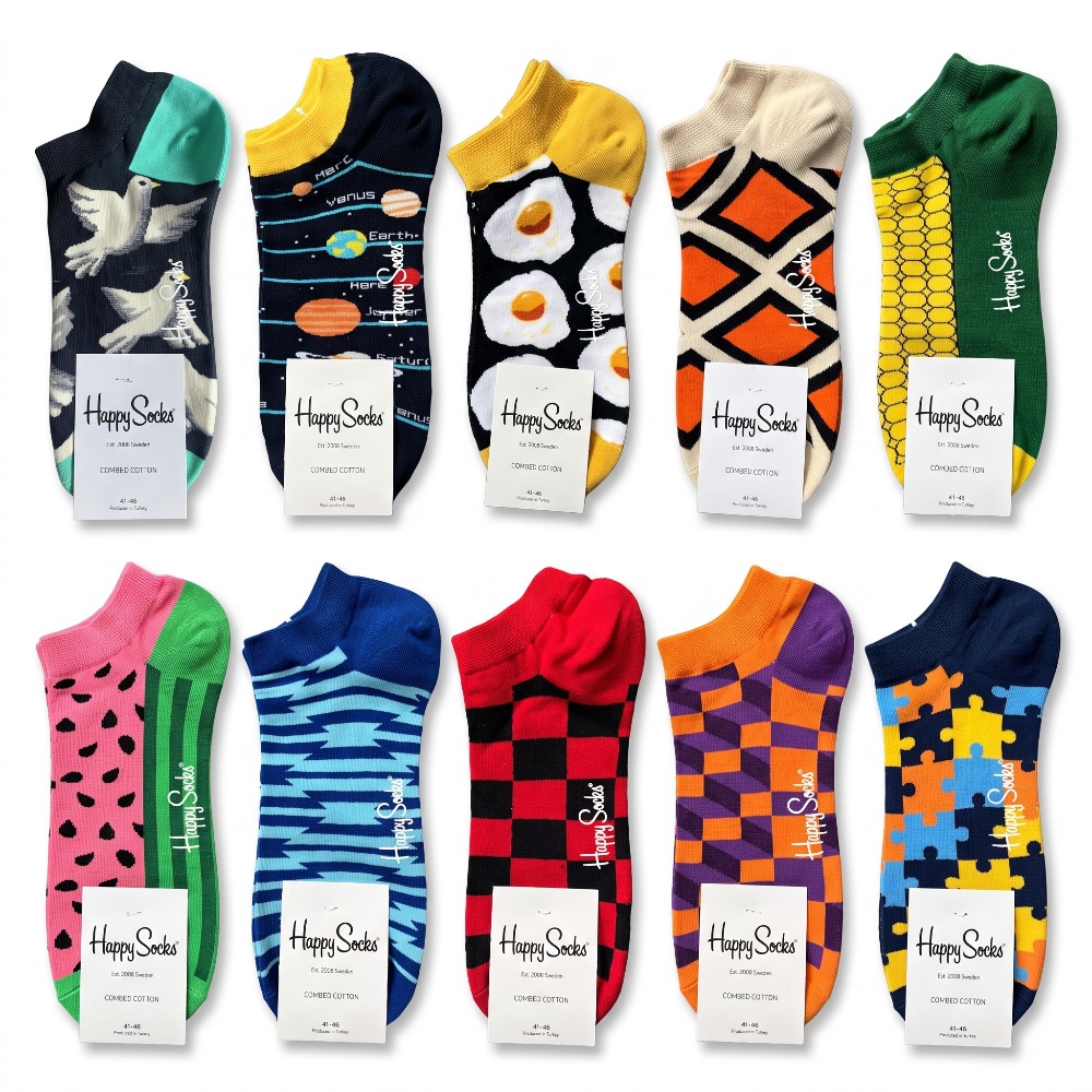 Socks Ankle Men - Happy Socks, chaussettes basses pour hommes,