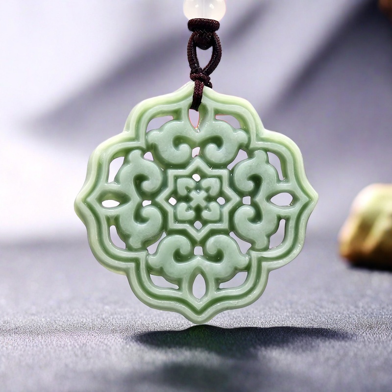 Men'S Fashion Designer - Collier pendentif fleur sculpté pour hommes