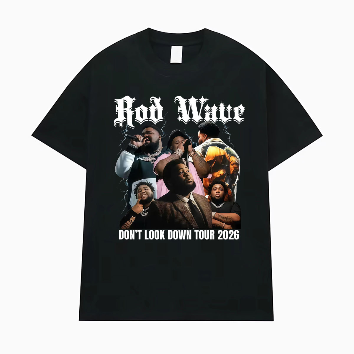 Men'S Fashion Looks 2026 - T-shirts imprimés du concert Rod Wave