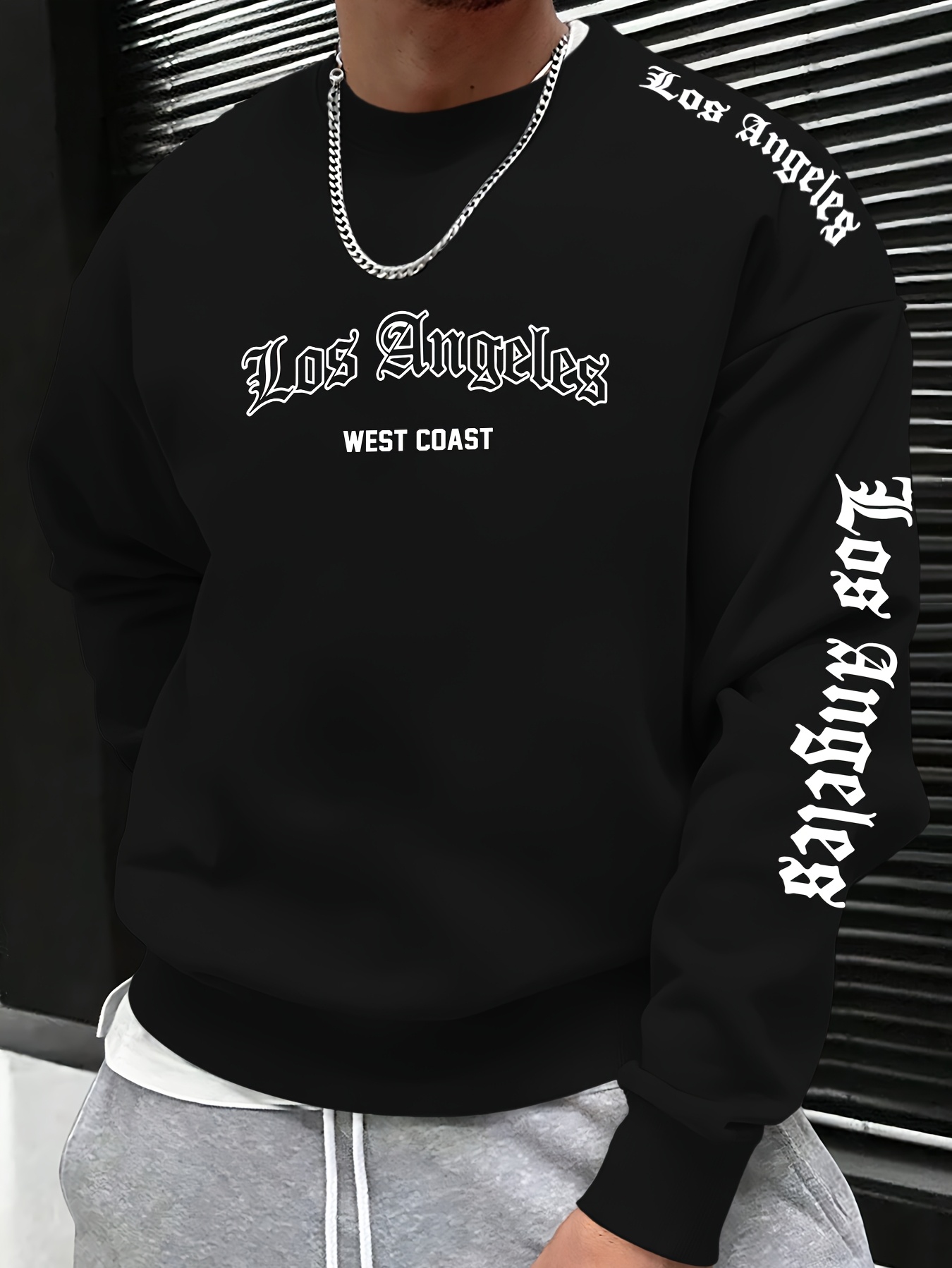Men'S Fashion Designer - Sweat-shirt à col rond pour homme