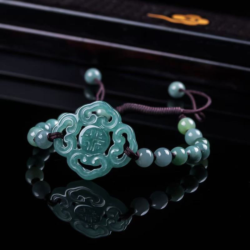 Men'S Fashion Designer - Bracelet en jadéite naturelle de qualité