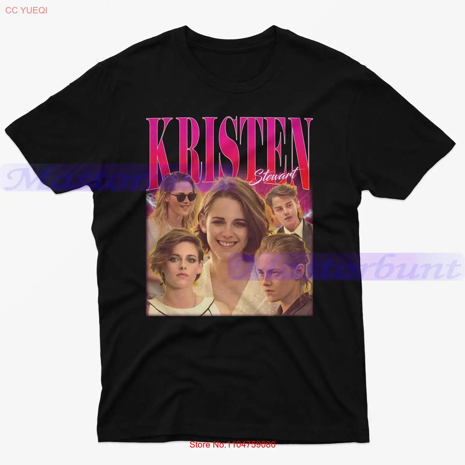 Mens Fashion In The 90S - T-shirt Kristen Stewart Vintage Rétro Années