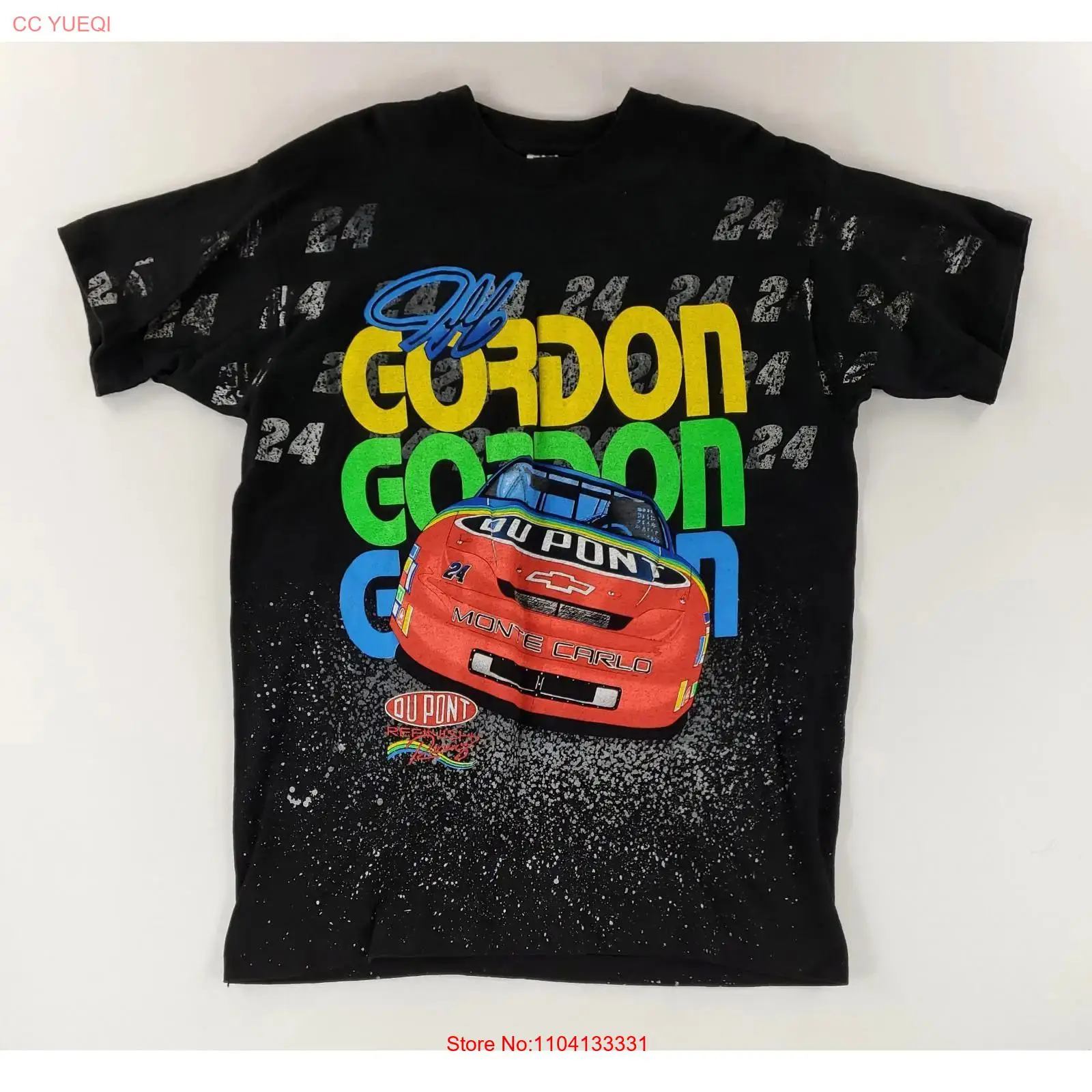 Mens Fashion In The 90S - T-shirt Jeff Gordon VTG années 90