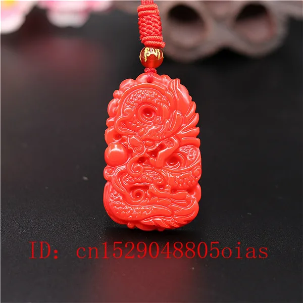 Men'S Fashion Designer - Collier pendentif dragon en pierre naturelle