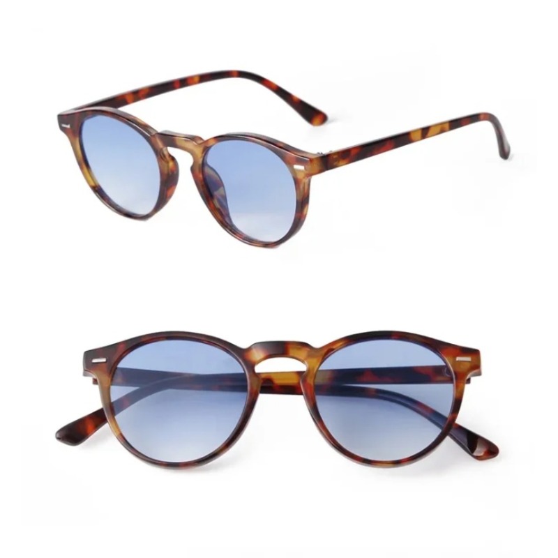Men'S Fashion Round Glasses - Lunettes de soleil rondes vintage pour