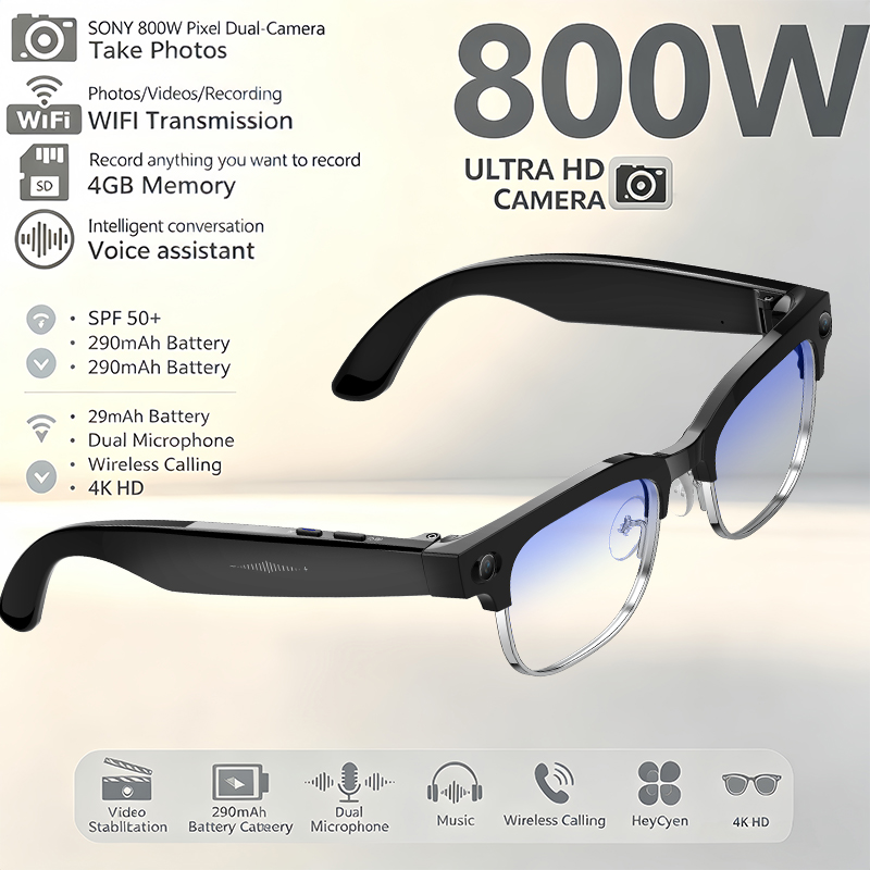 Men'S Fashion Glasses 2026 - Nouvelles lunettes intelligentes 2026 améliorées avec