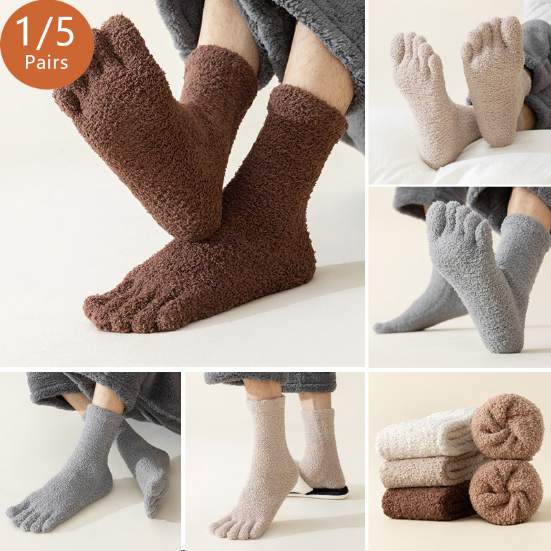Socks Ankle Men - 1/5 paires hommes chaussettes thermiques hiver