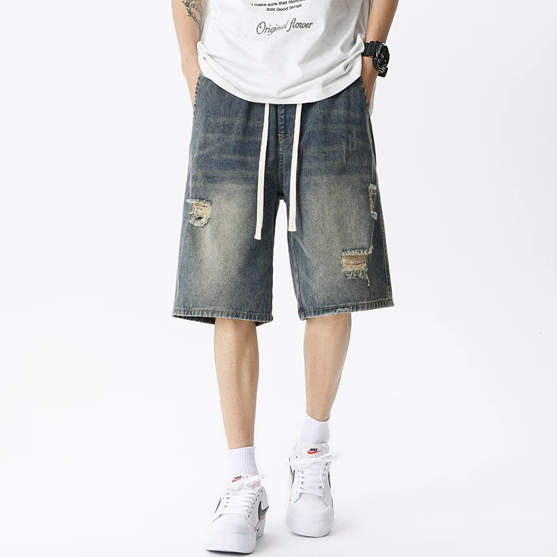 Été mince Denim Shorts hommes  - Mens Fashion Denim avis et prix