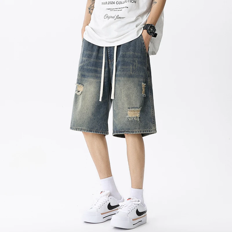Été mince Denim Shorts hommes  - Mens Fashion Denim avis et prix