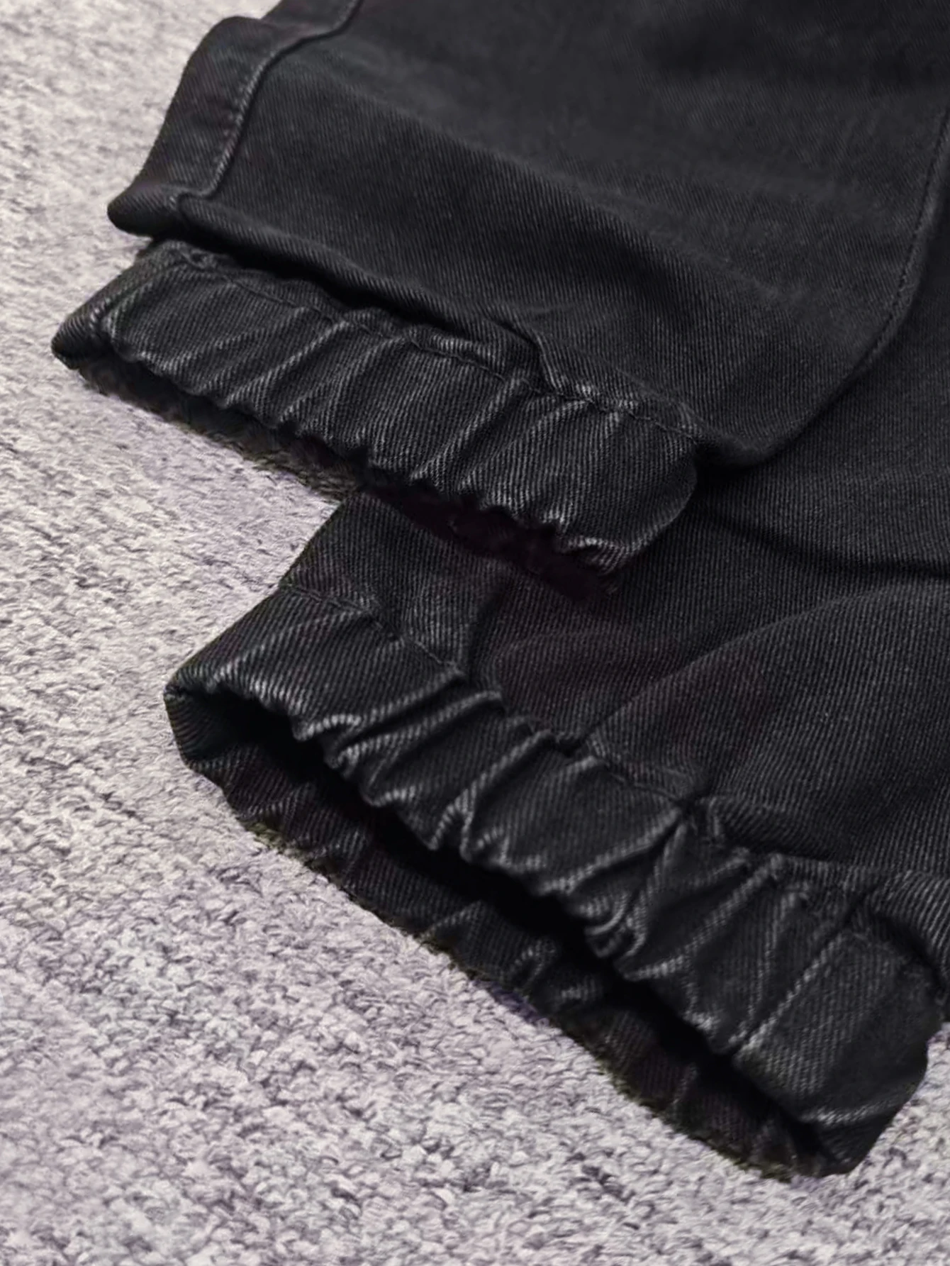 Pantalon cargo en denim délavé - Cargo Jogger Pants avis et prix