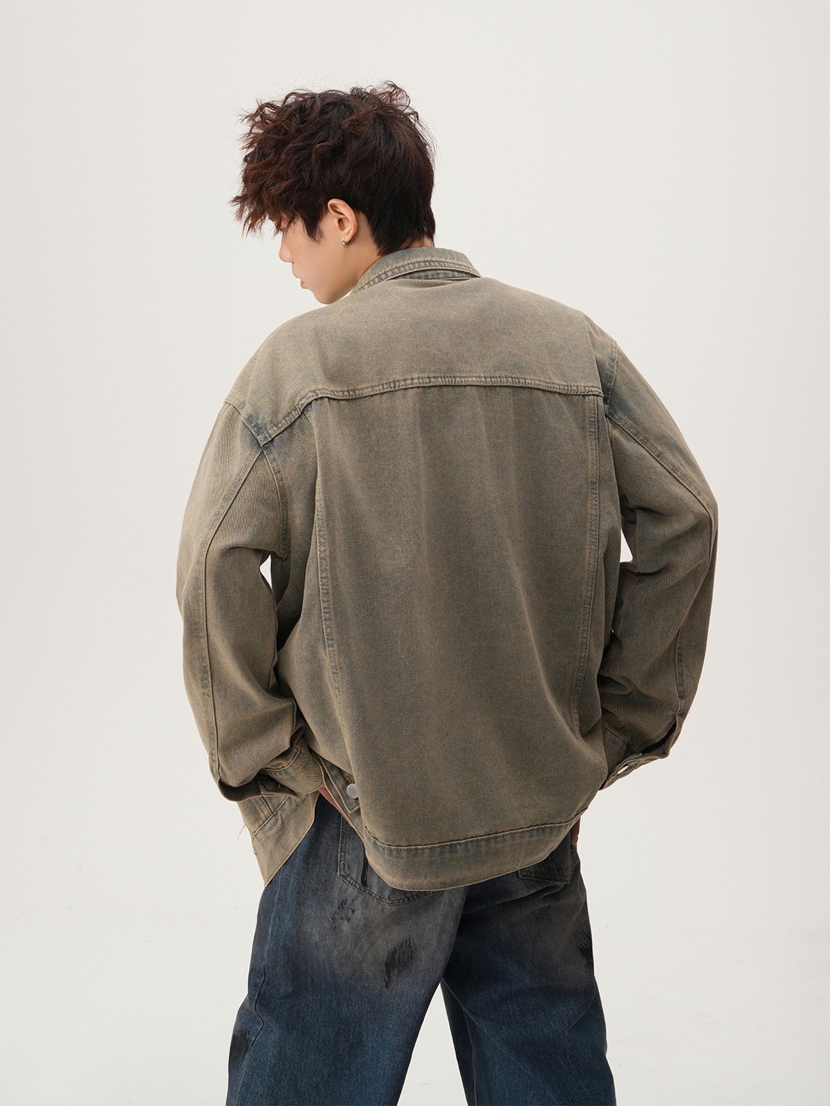 Veste en jean déchirée style A - Mens Fashion Denim avis et prix