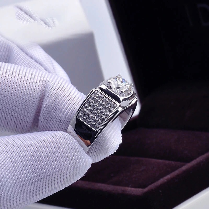 Bague en Moissanite pour homme - Men'S Fashion Designer avis et prix