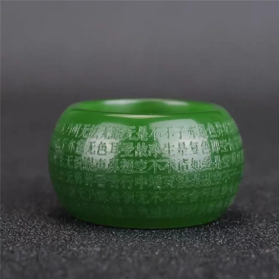 Bague en jade vert naturel de  - Men'S Fashion Designer avis et prix