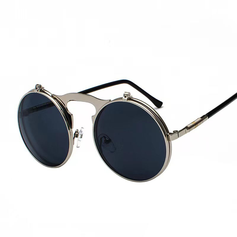 Lunettes de soleil rondes rétr - Men'S Fashion Round Glasses avis et prix