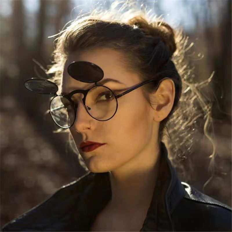 Lunettes de soleil rondes rétr - Men'S Fashion Round Glasses avis et prix