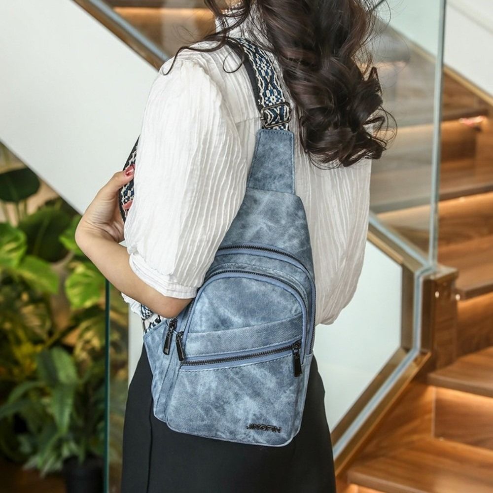 Sacs de poitrine en cuir PU te - Crossbody Bag Men avis et prix