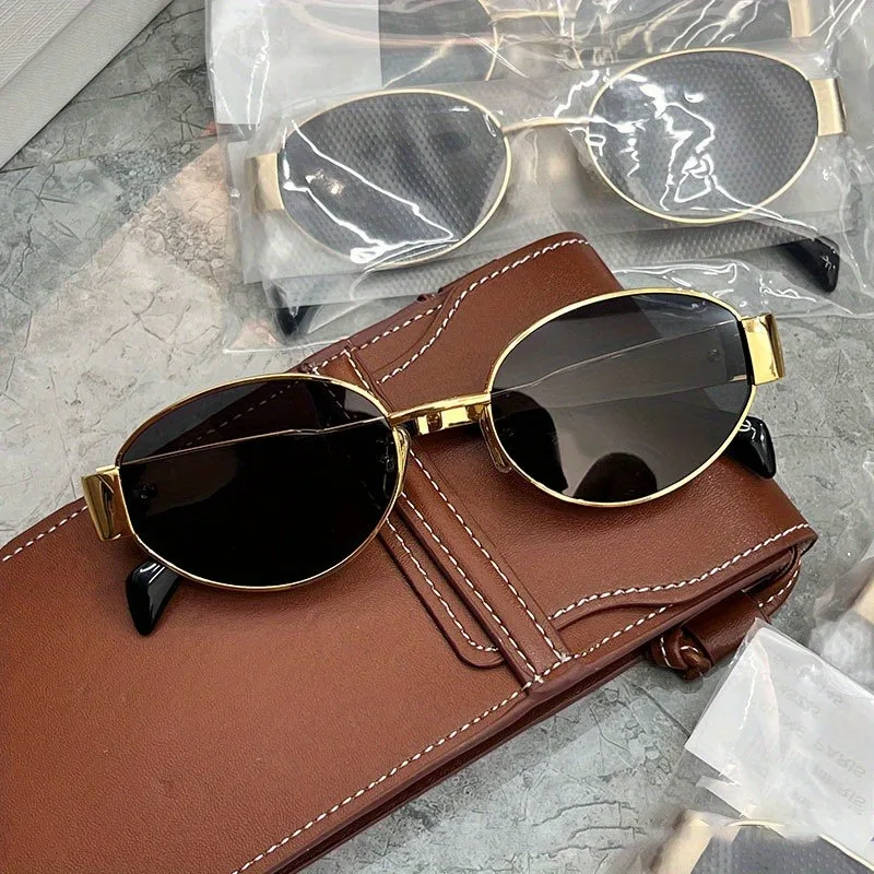 Lunettes de soleil ovales tend - Men'S Fashion Round Glasses avis et prix