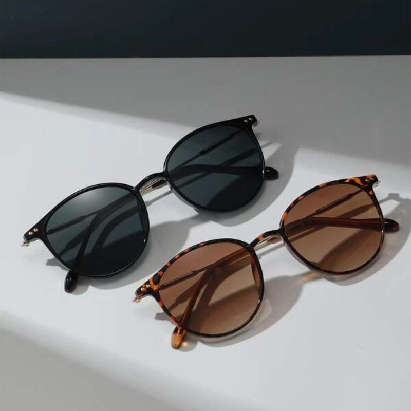 2 paires de lunettes de soleil - Men'S Fashion Round Glasses avis et prix