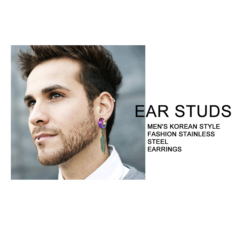 Boucles d'oreilles en acier in - Men'S Fashion Designer avis et prix