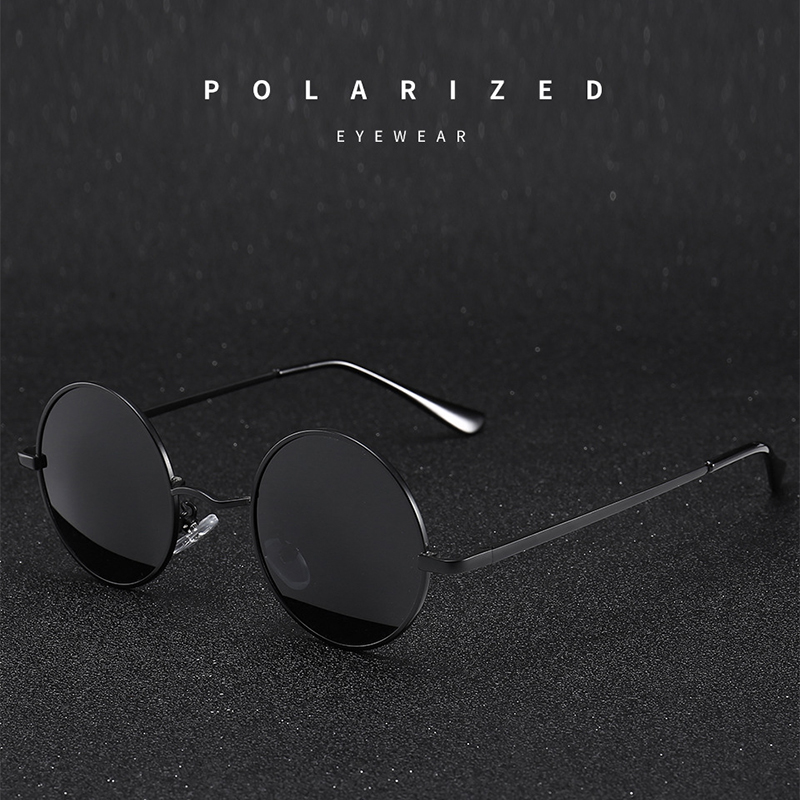 Lunettes de soleil rondes rétr - Men'S Fashion Round Glasses avis et prix