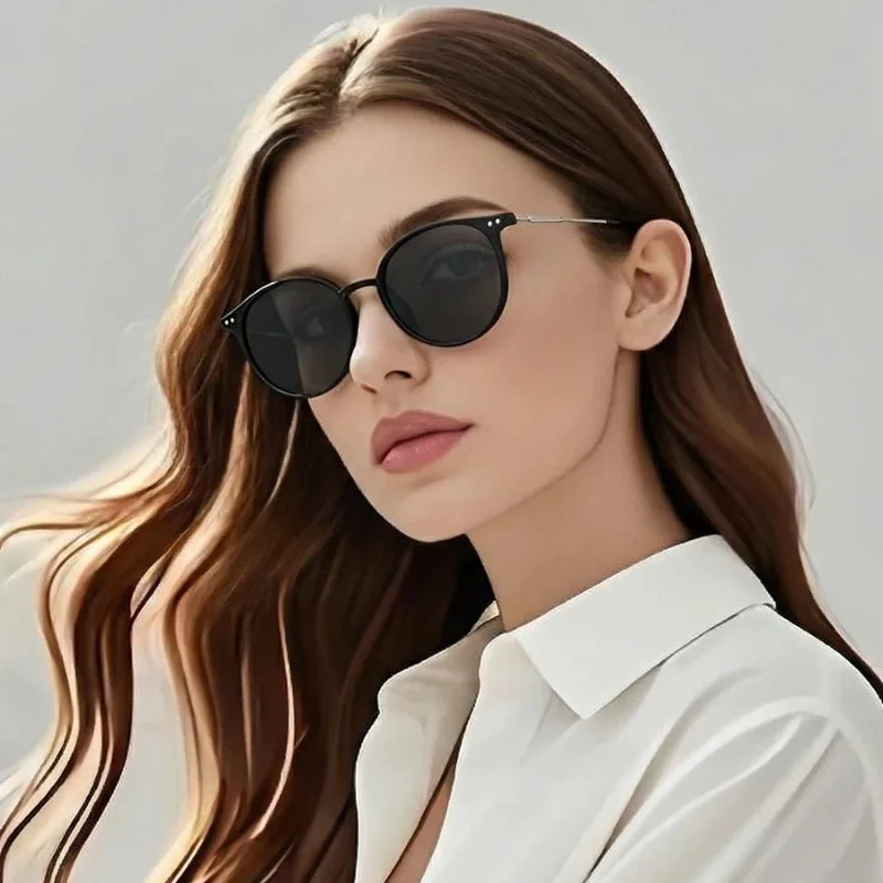 Lunettes de soleil rondes vint - Men'S Fashion Round Glasses avis et prix