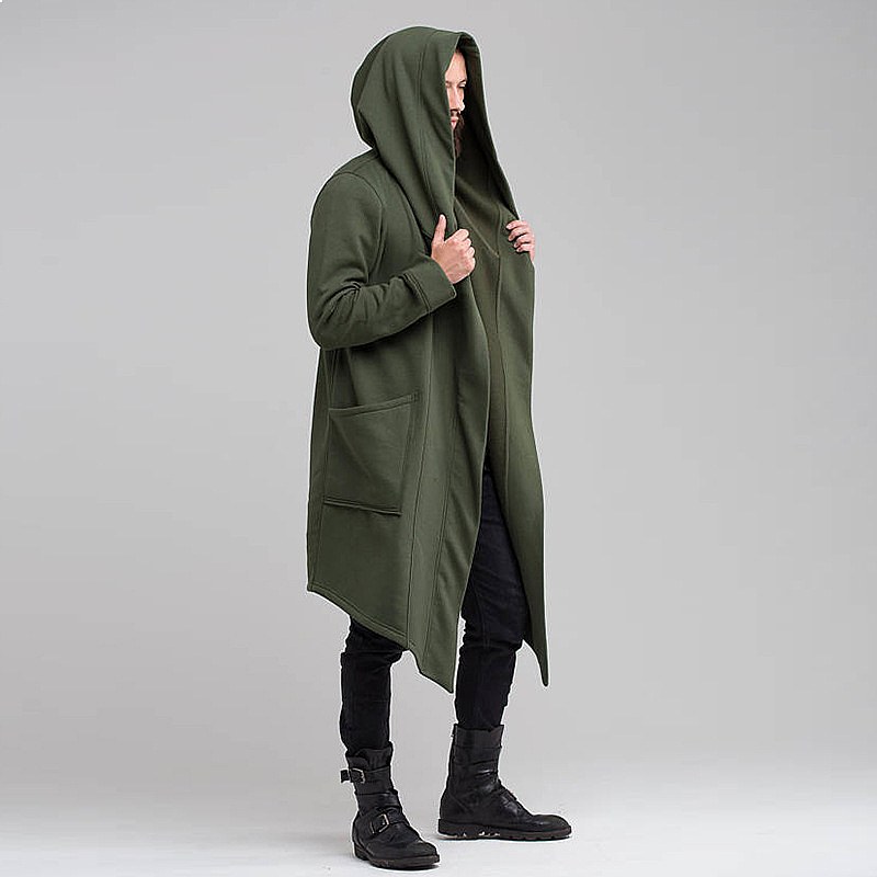 Manteau cardigan à capuche en  - Knitted Cardigan Men avis et prix