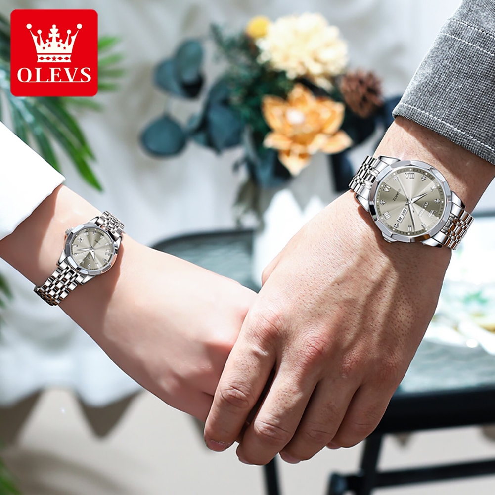 Montre de couple OLEVS, montre - Mens Fashion In 1920 avis et prix
