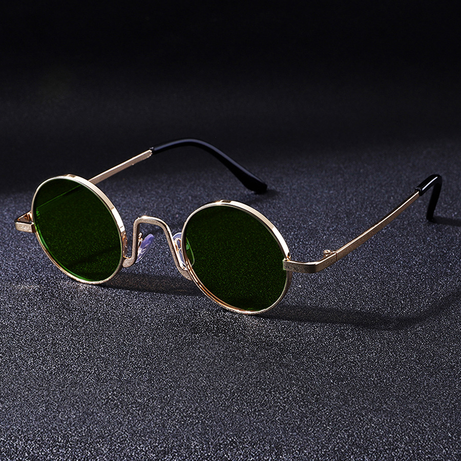 Lunettes de soleil vintage de  - Men'S Fashion Round Glasses avis et prix