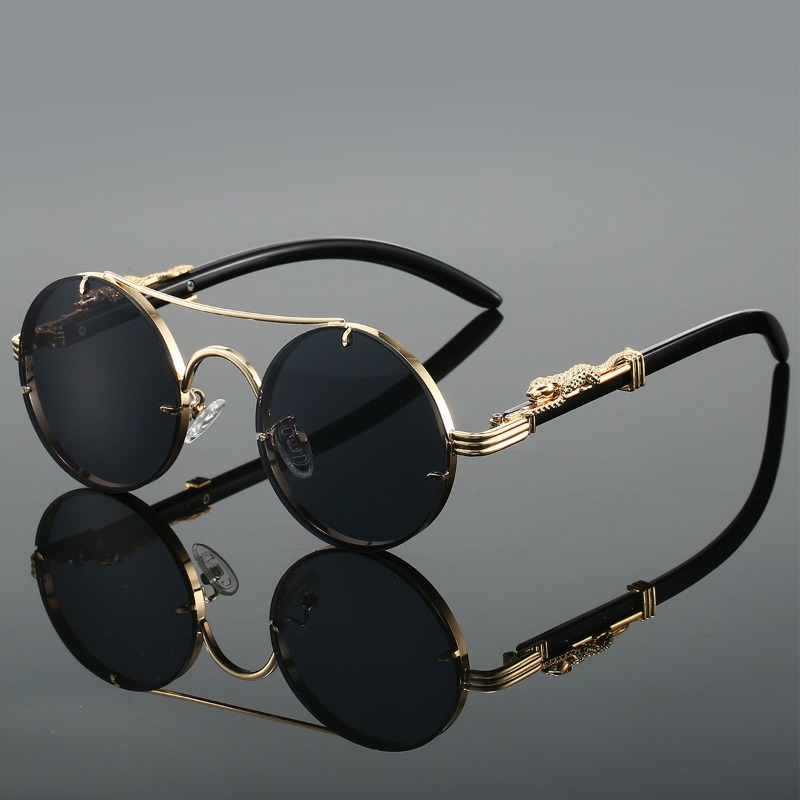Lunettes de soleil rondes popu - Men'S Fashion Round Glasses avis et prix