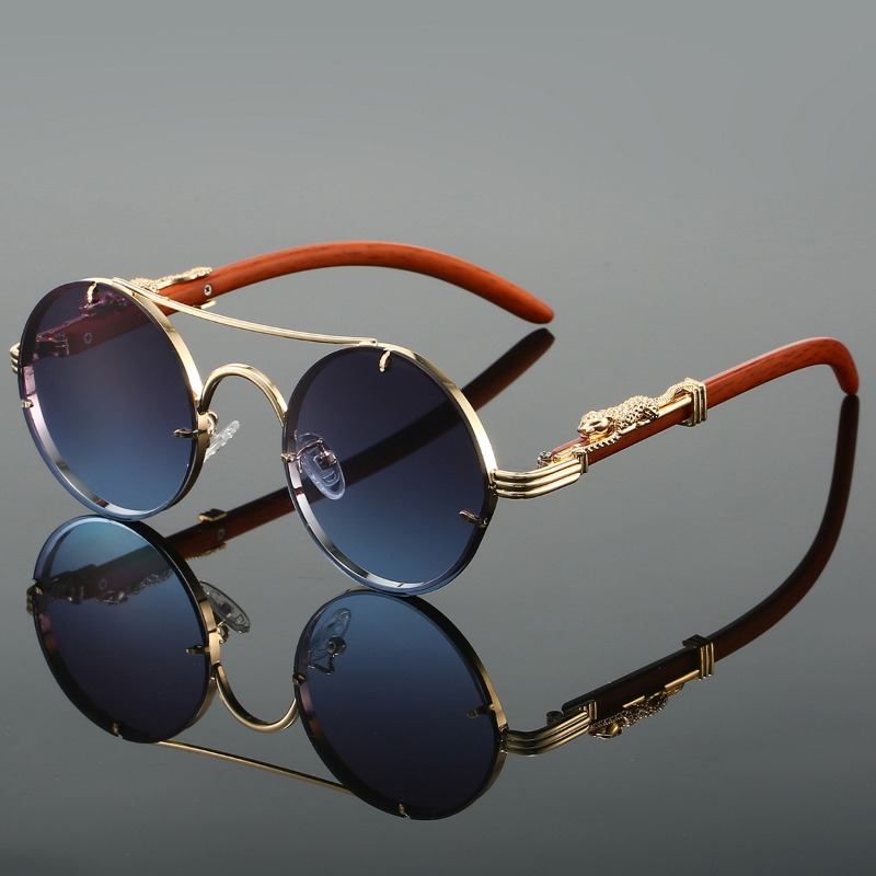 Lunettes de soleil rondes popu - Men'S Fashion Round Glasses avis et prix