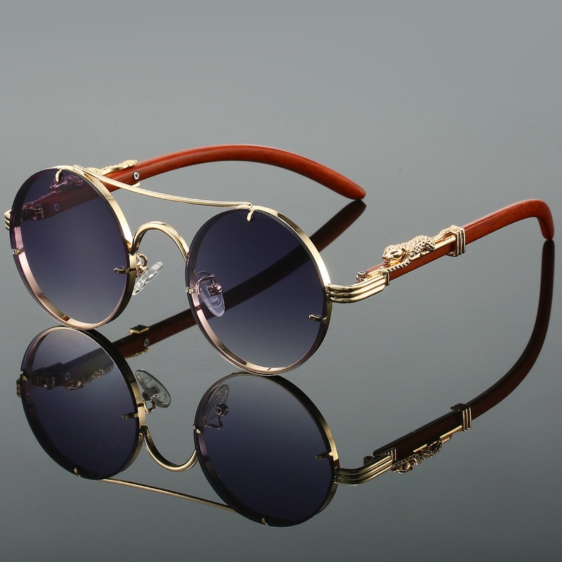 Lunettes de soleil rondes popu - Men'S Fashion Round Glasses avis et prix