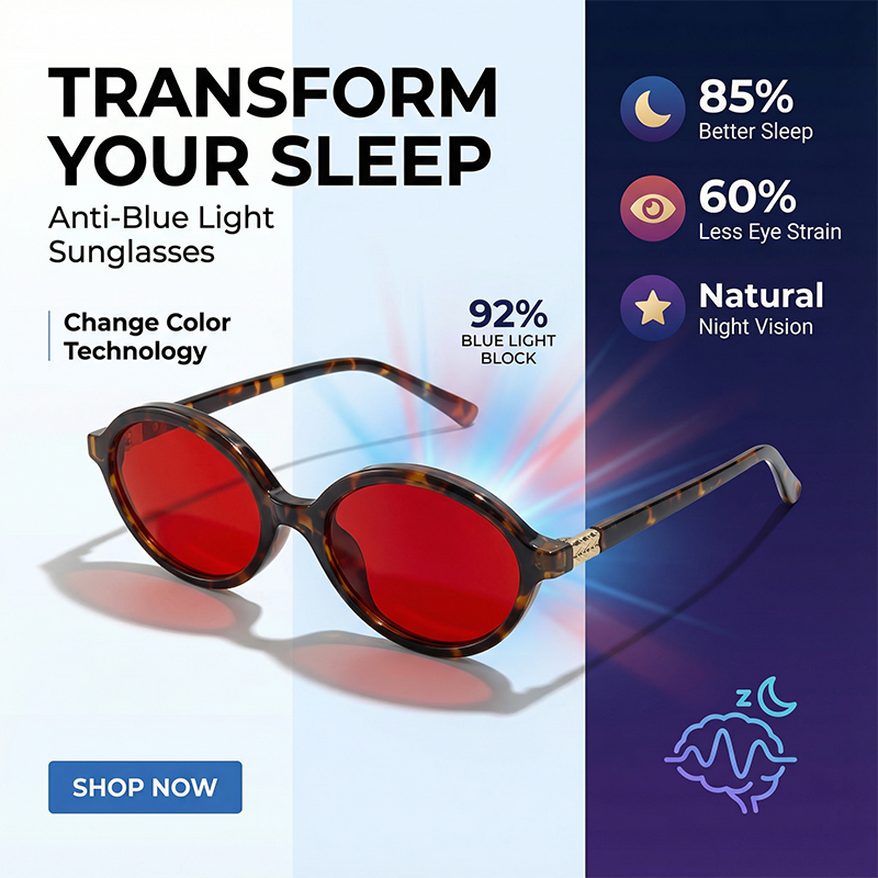 Lunettes anti-lumière bleue po - Men'S Fashion Glasses 2026 avis et prix